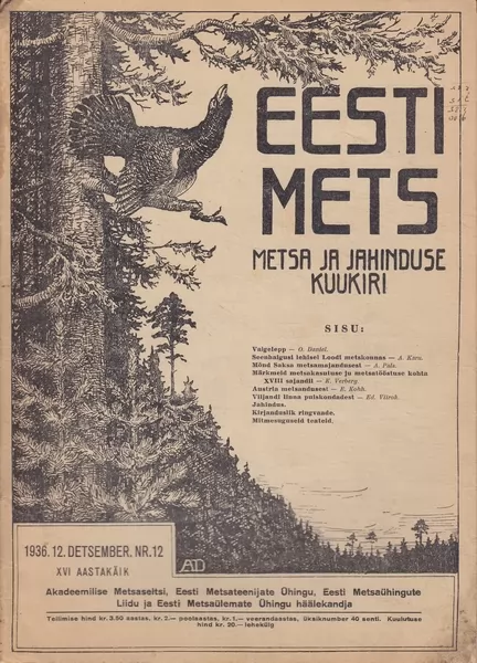 Eesti Mets, 1936/12