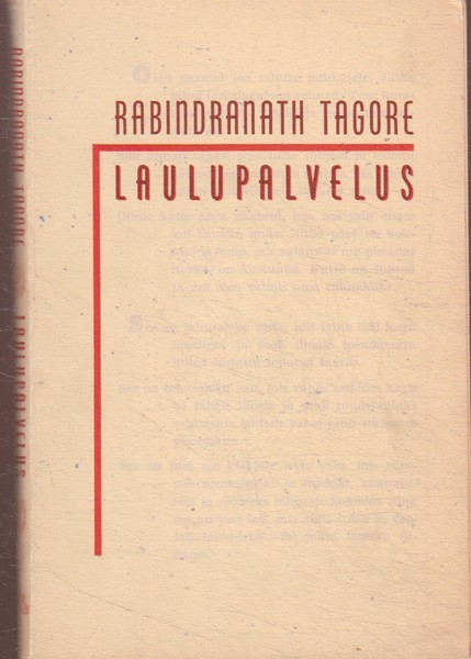 Rabindranath Tagore Laulupalvelus : Gitandzhali : [luuletused]